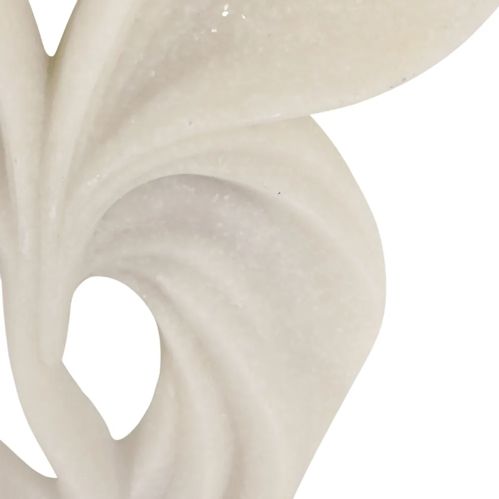CLAYTONPARK SET OF 3 WHITE WALL SCULPTURES 15 (IN)