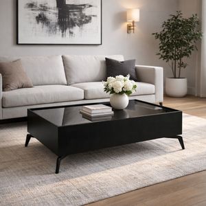 DECKERHAM BLACK COFFEE TABLE 16 (IN) 10