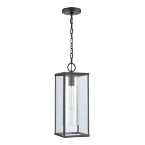 Augusta 7'' Wide 1-Light Outdoor Pendant - Matte Black 2