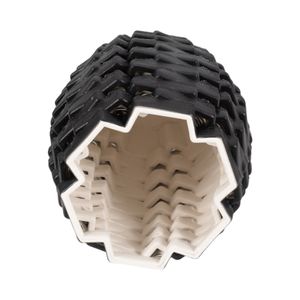 OLIVERSTONE BLACK VASE 11 (IN) 6