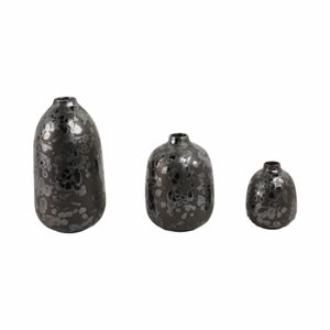 TESSGATE SET OF 3 BLACK VASES 10 (IN) 1