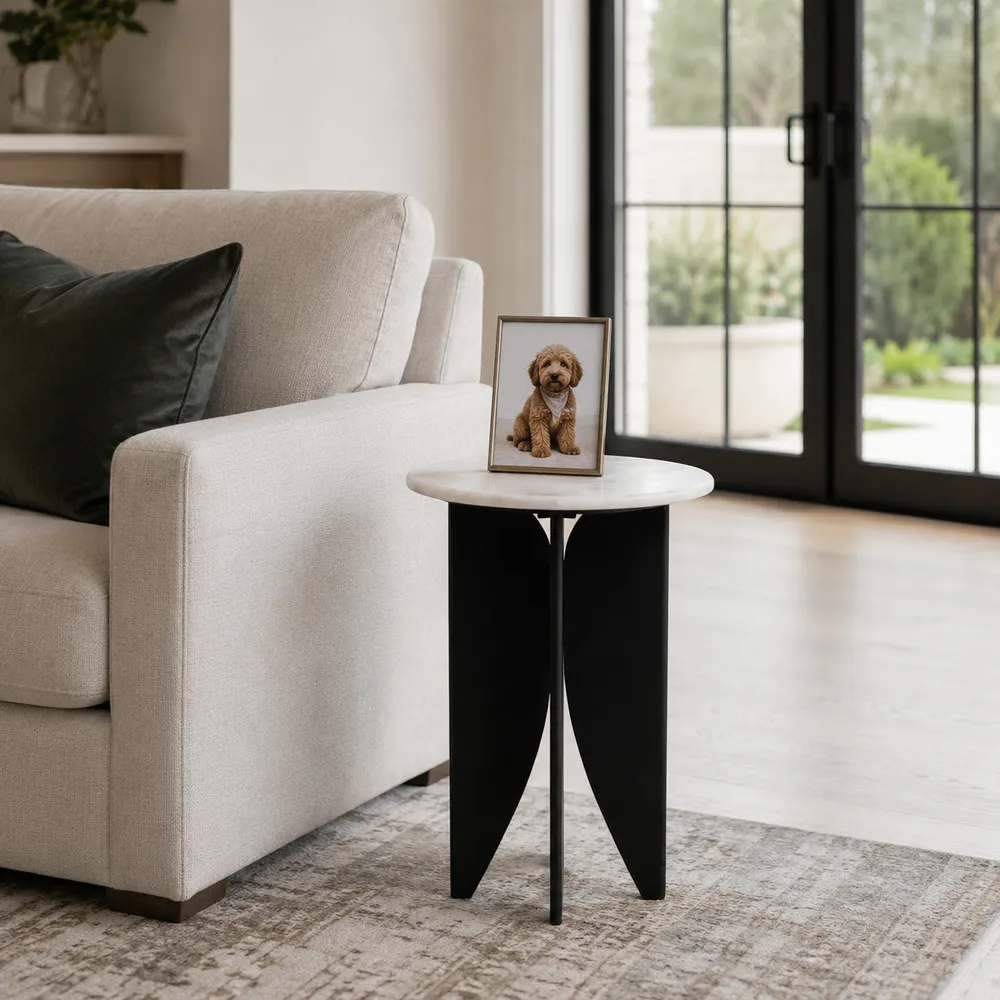 REIDWELL BLACK TABLE 24 (IN)