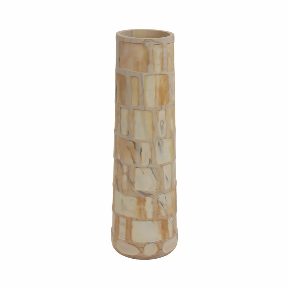 STORMGROVE BROWN GLASS VASE 14 (IN)