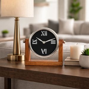 CELIAROSE BLACK CLOCK 7 (IN) 2