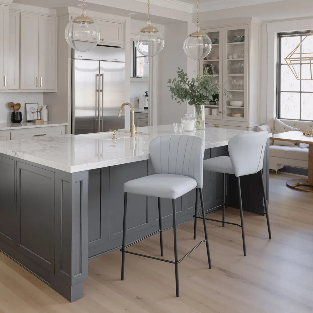 Linz Counter Stool Gray