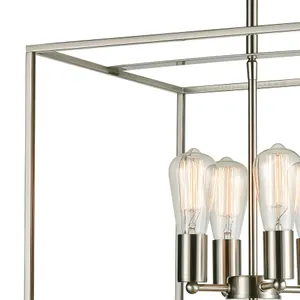 Williamsport 17'' Wide 8-Light Chandelier - Brushed Nickel 2