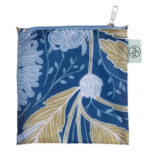 Chrysanthemum blu Reusable Shopping Bag 5