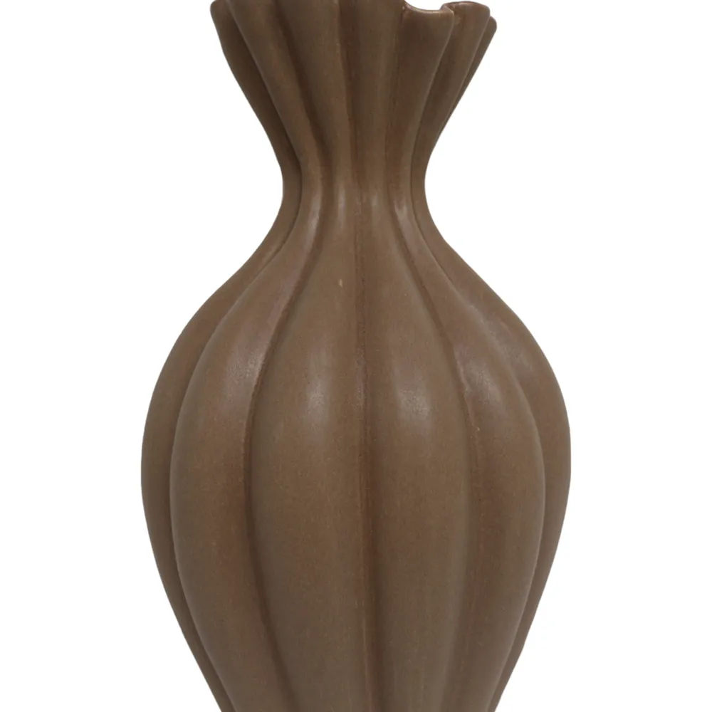 ERWINGROVE BROWN VASE 16 (IN)