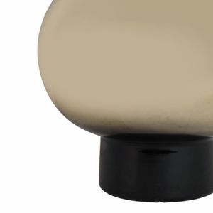 TRENTONMORE BLACK GLASS VASE 12 (IN) 5