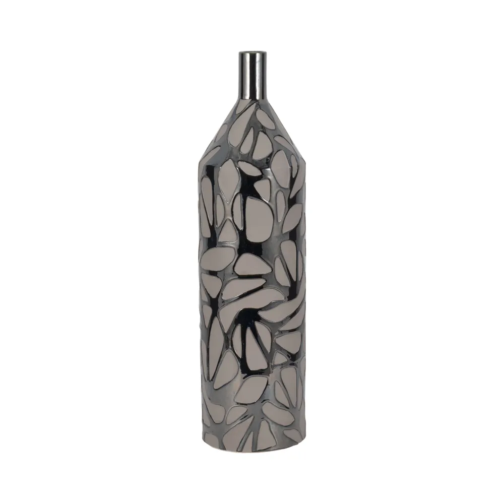 EATONPARK BLACK VASE 28 (IN)