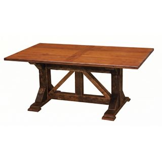 Barnwood Homestead Rectangle Dining Table - 5-foot - Antique Oak Top