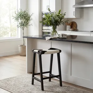 HENLEYPORT BROWN STOOL 27 (IN) 11