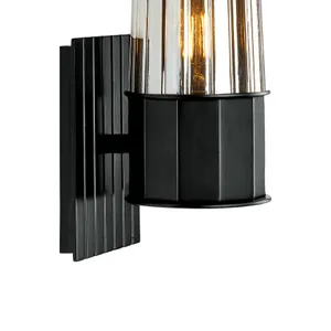 Icycle 12.25'' High 1-Light Sconce - Matte Black 3