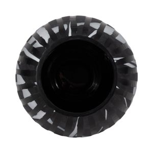 GARFIELDTON BLACK GLASS VASE 19 (IN) 6
