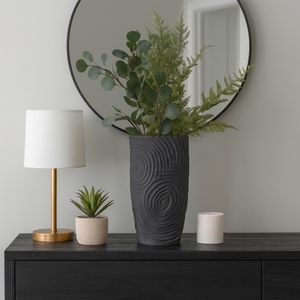 GENTRYLAKE BLACK VASE 16 (IN) 12
