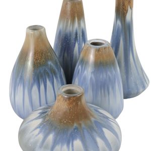 PAXTON SET OF 5 IVORY VASES 8 (IN) 6