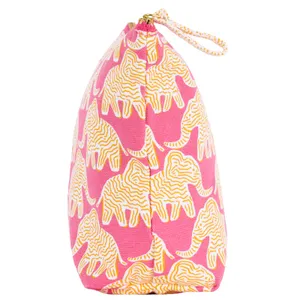 Elephant Essential Canvas Pouch Set of 2 9
