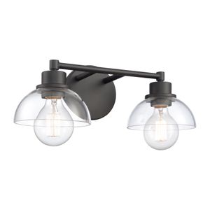 Julian 16'' Wide 2-Light Vanity Light - Matte Black 3