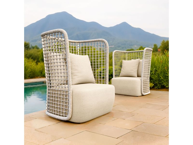 Hudu Accent Chair Beige 9
