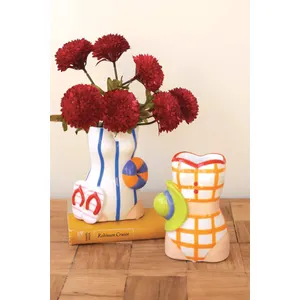 Set of 2 Ceramic Swimsuit Vases 1