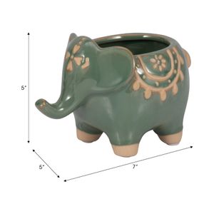 MIASTONE GREEN PLANTER 5 (IN) 10