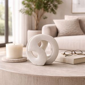 LEILAOAK WHITE DECOR 8 (IN) 13