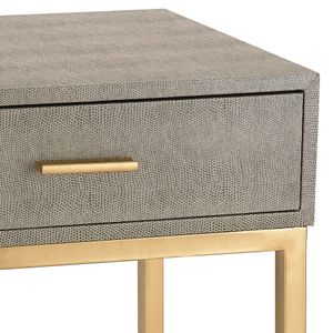 Shagreen Accent Table - Gray 4