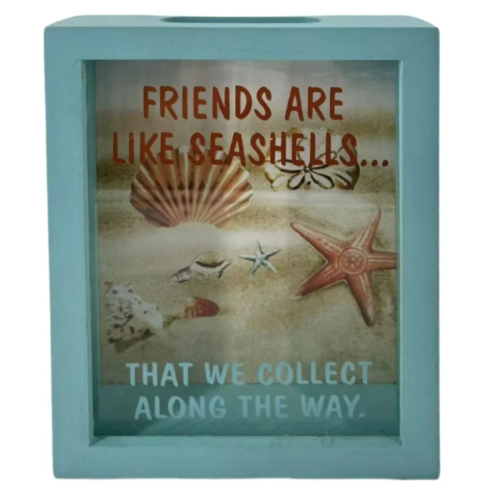 9-1/4" BEACH MONEY BANK