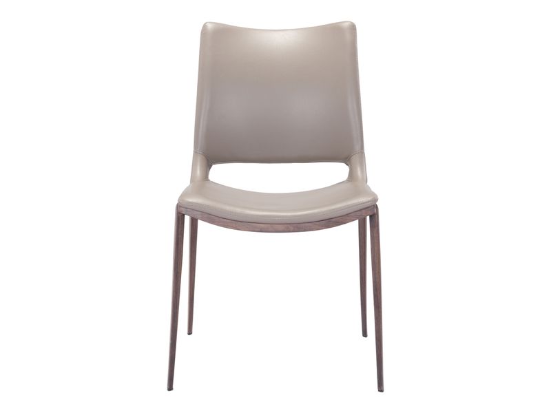 Ace Dining Chair Brown & Walnut 4