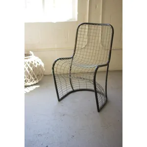 Woven Metal S-Chair 1