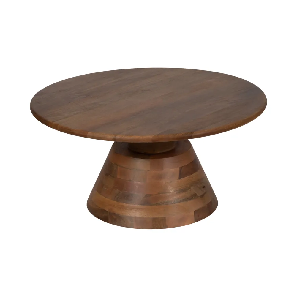 RUTHBURN BROWN COFFEE TABLE 17 (IN)