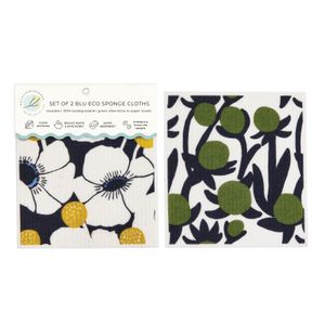 Windflower blu Eco Sponge Cloths (Set of 2) 8