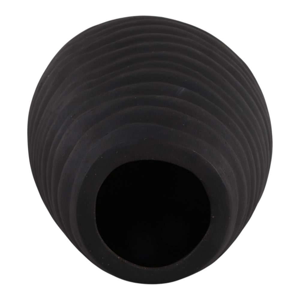 HAVENOAK BLACK VASE 18 (IN)