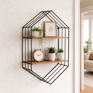 BYRONSIDE BROWN WALL SHELF 32 (IN) 9