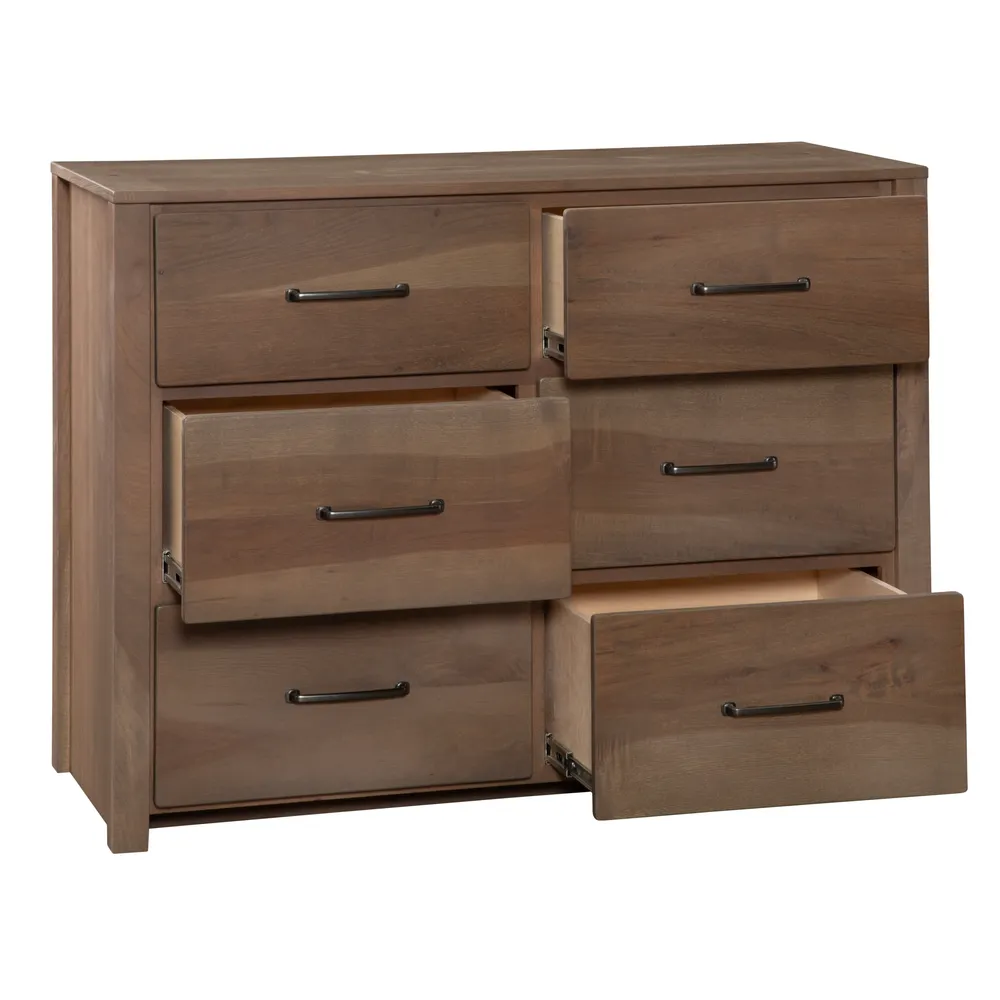 re.curated Six Drawer Dresser - 48-inch - Premium
