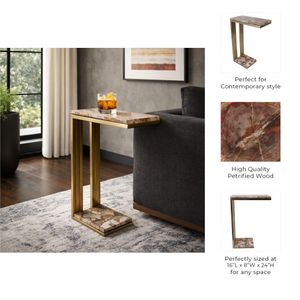 ALDENPORT GOLD TABLE 24 (IN) 11