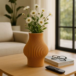 DILLONVALE BROWN VASE 15 (IN) 10