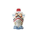 CRUISERS BOAT CHRISTMAS ORNAMENT W SPINNING PROPELLER - SHARK FAMILY 1