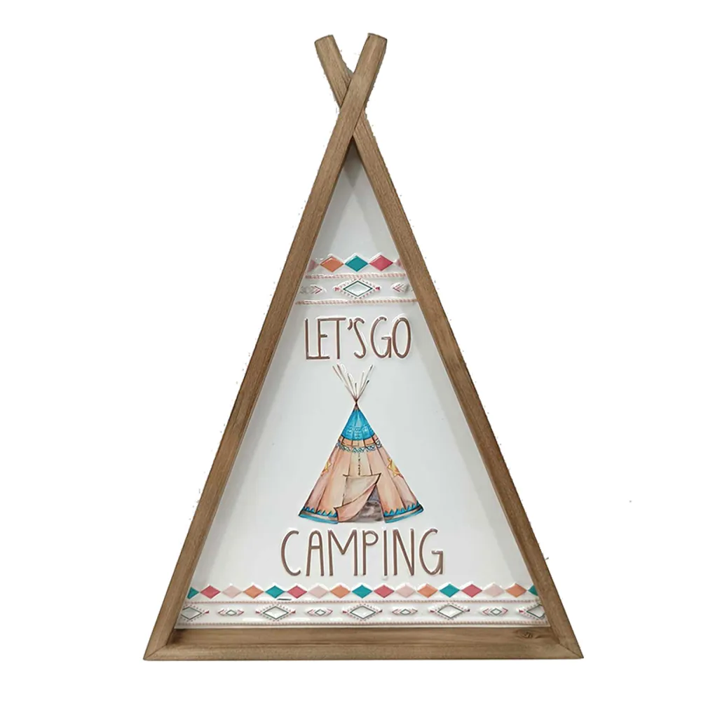 15-3/4" LET'S GO CAMPING SIGN