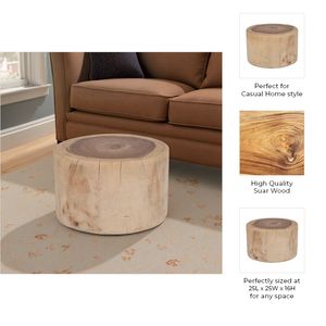 DUNLAPSIDE BROWN COFFEE TABLE 16 (IN) 8