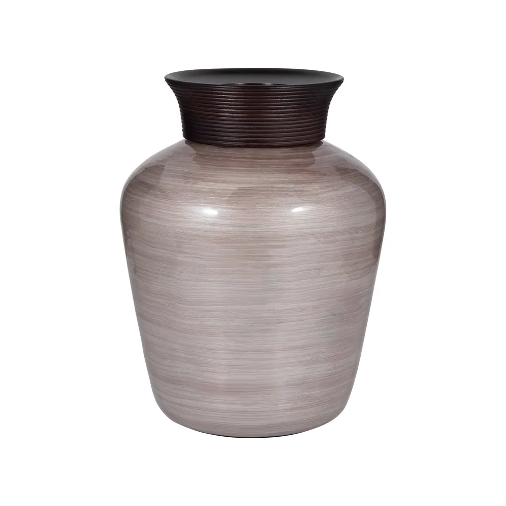 BAYWIND BROWN GLASS VASE 16 (IN)