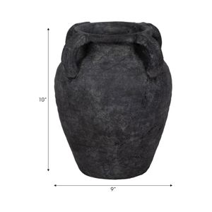 SKYELAKE BLACK VASE 10 (IN) 9