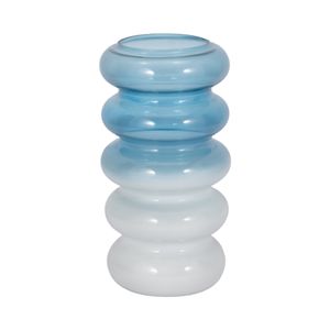HARLOWFIELD BLUE GLASS VASE 12 (IN) 1