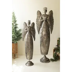 Giant Rustic Metal Christmas Angel / Small 7