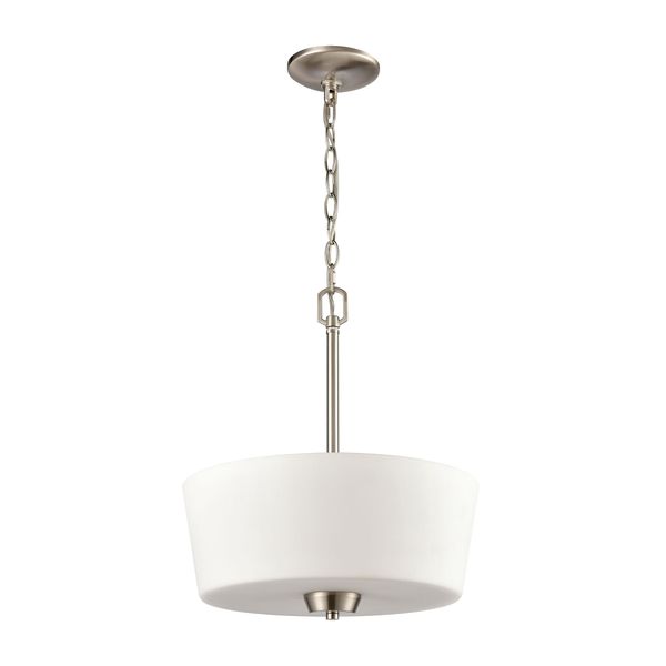 Winslow 15'' Wide 3-Light Pendant - Brushed Nickel