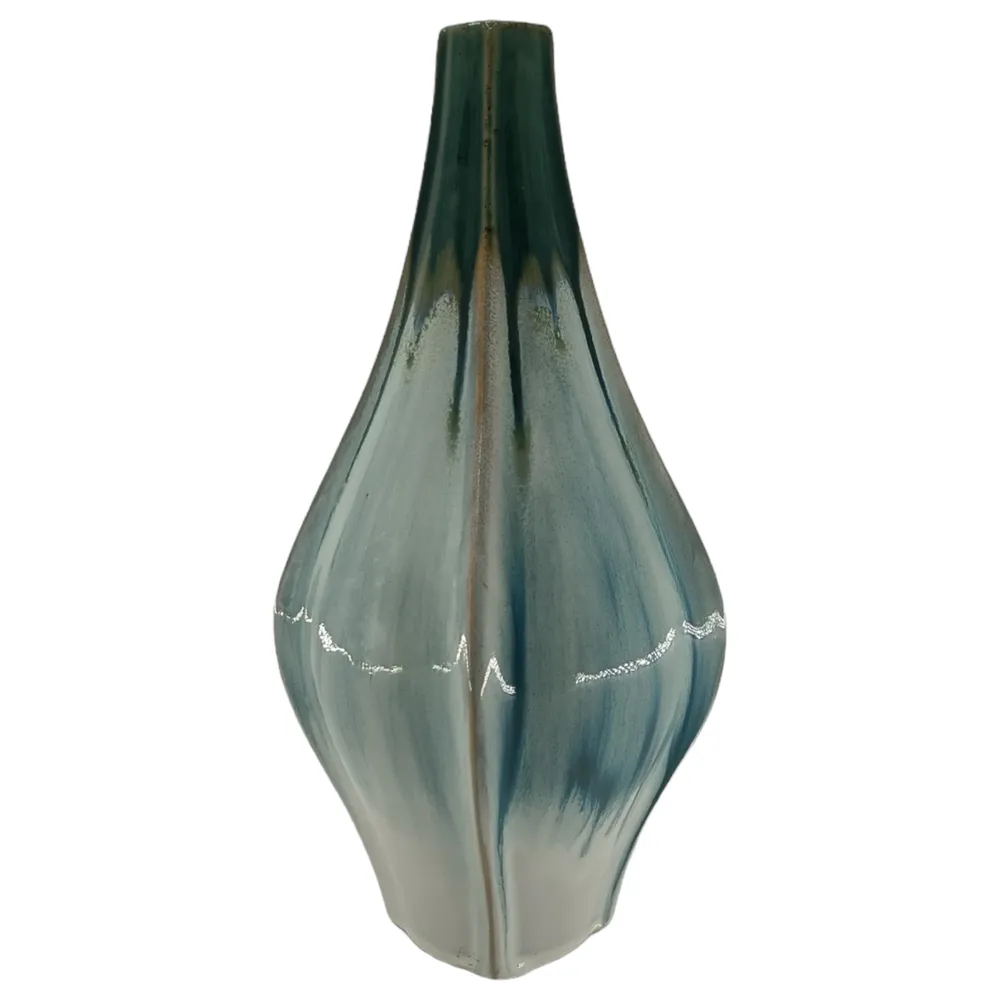 SLATERFORD GREEN VASE 14 (IN)