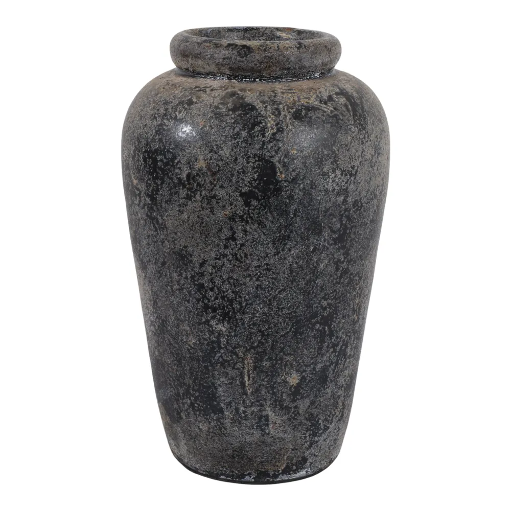WILSONMOOR BLACK VASE 17 (IN)