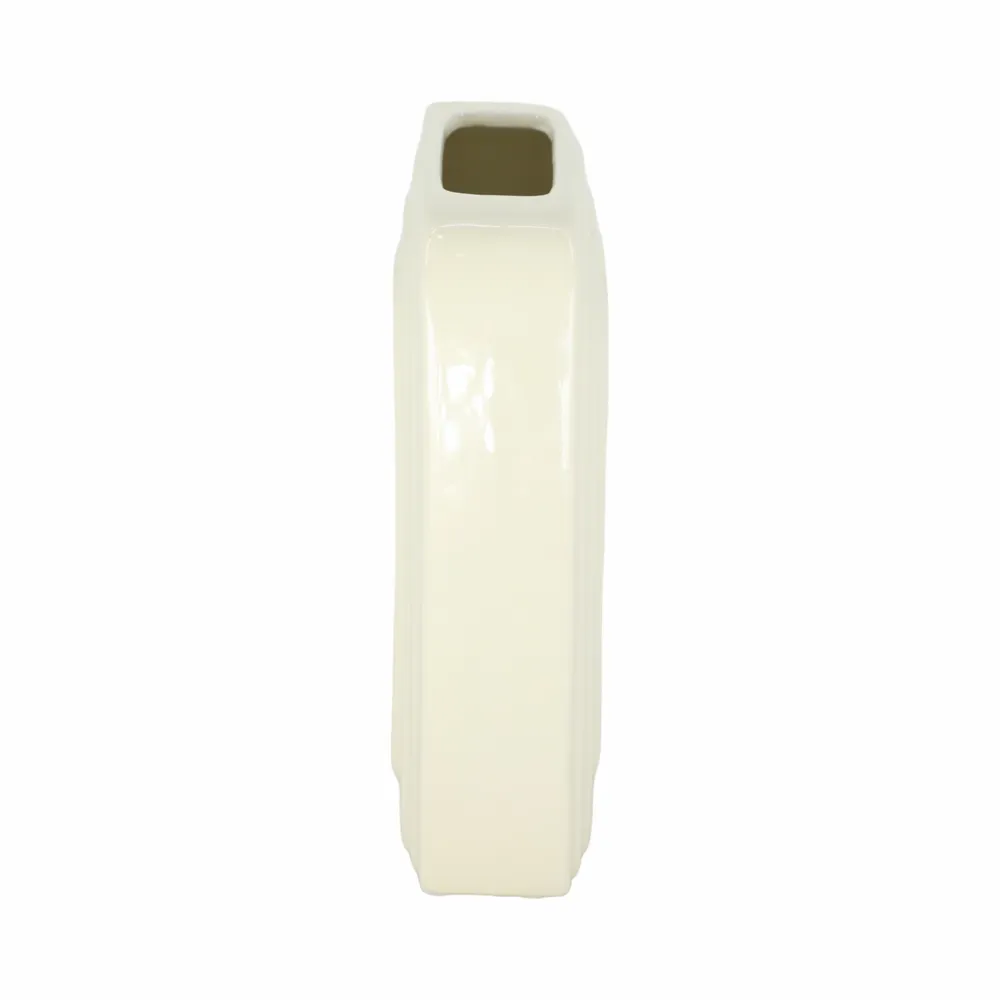 GRAYDONTON WHITE VASE 7 (IN)