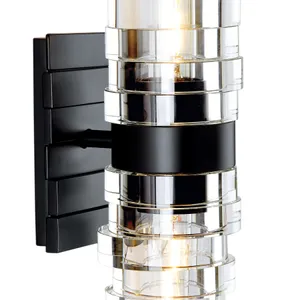 Murano 13.5'' High 2-Light Sconce - Matte Black 3
