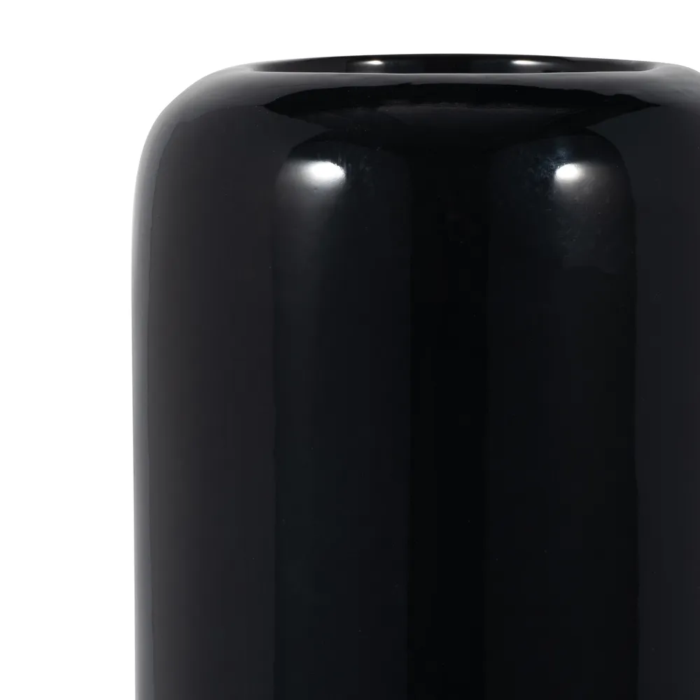 BECKHAVEN BLACK VASE 18 (IN)